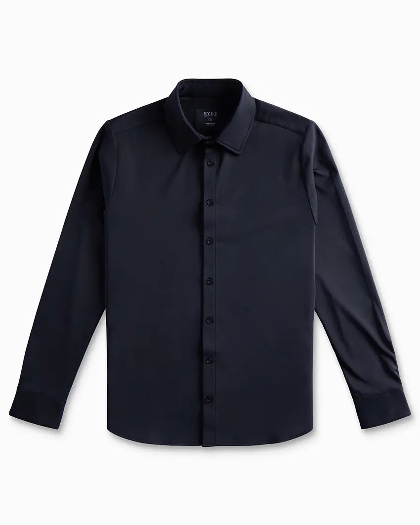 Executive Stretch 2.0 Long Sleeve Button Down - Black