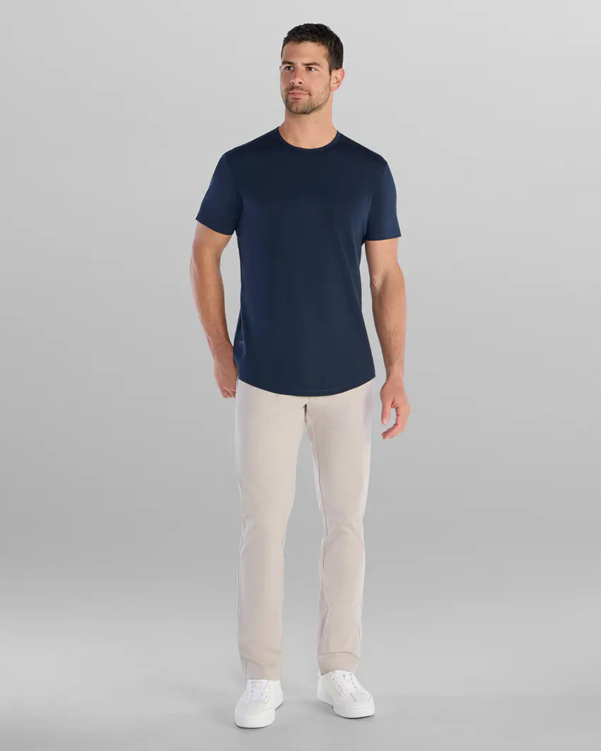 Everyday Short Sleeve Drop-Cut - Navy
