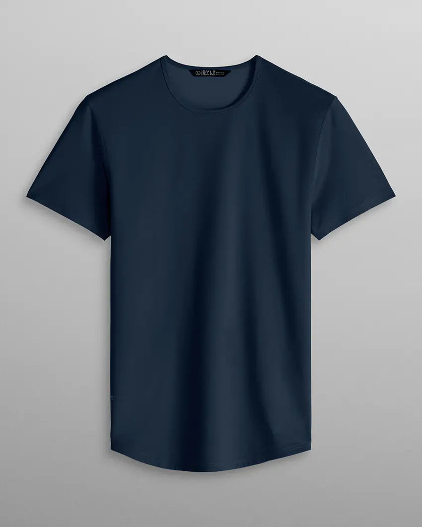 Everyday Short Sleeve Drop-Cut - Navy