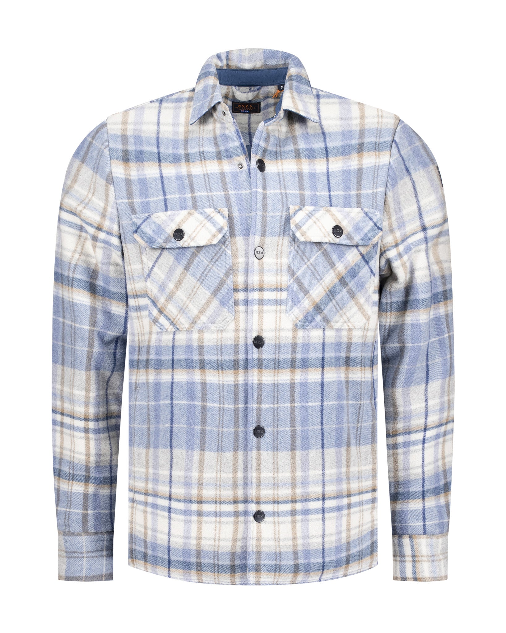 ROWEN PADDED OVERSHIRT - BLUE MULTI