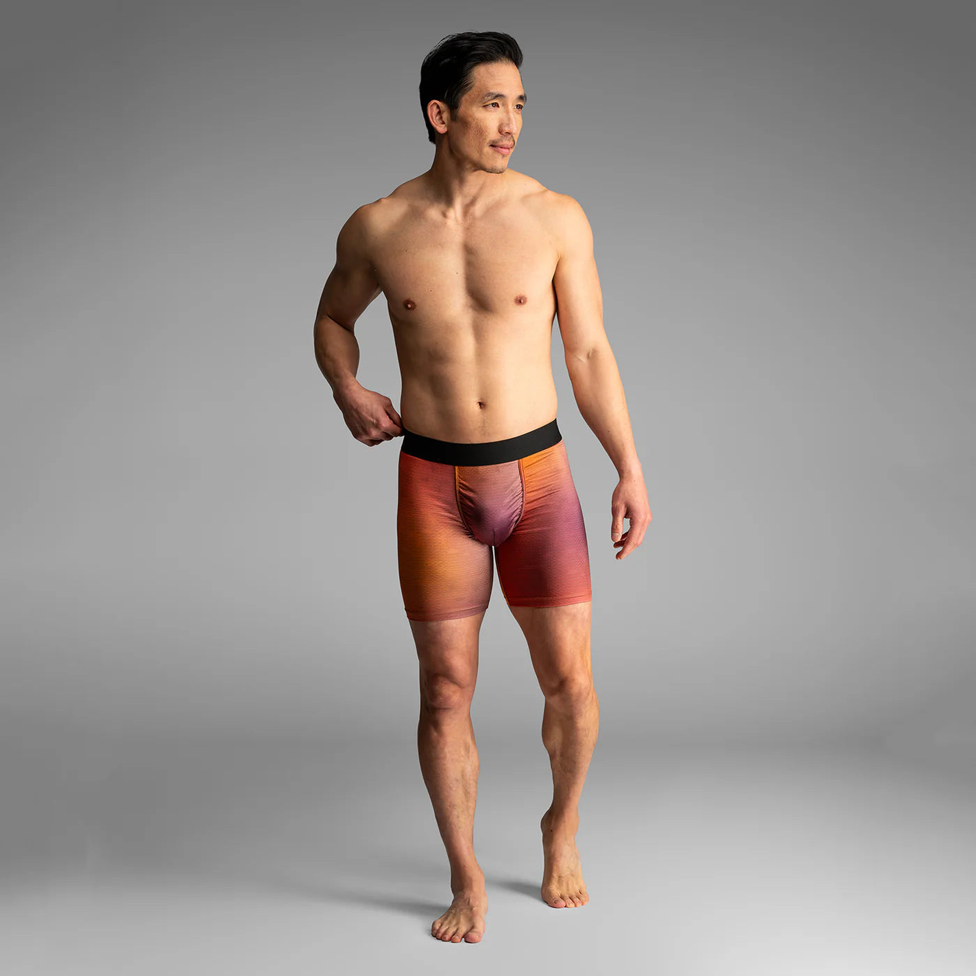 Pro Agua X Boxer Brief - Ombre Palm Tree