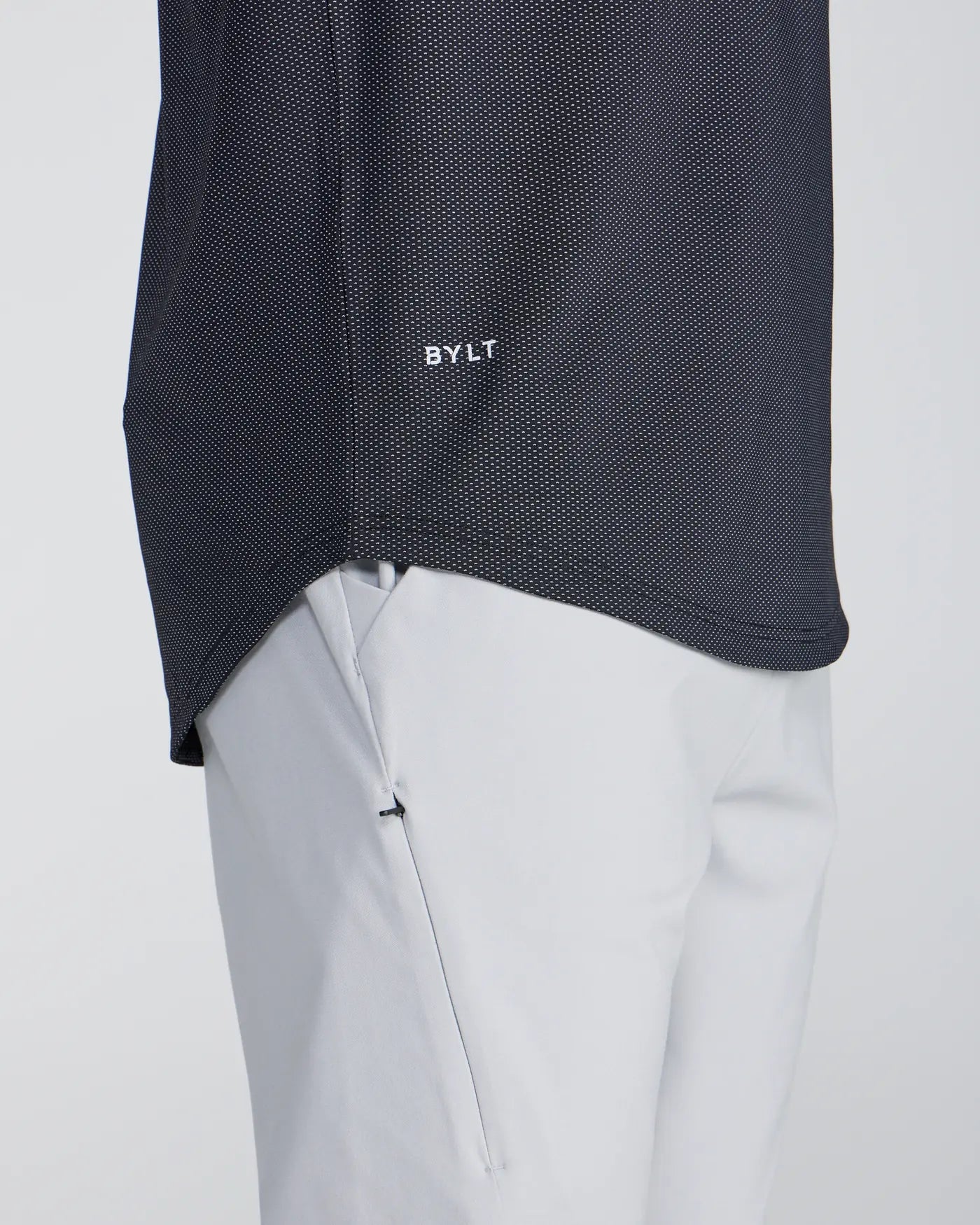 Pulse Pullover Drop-Cut Hoodie - Black