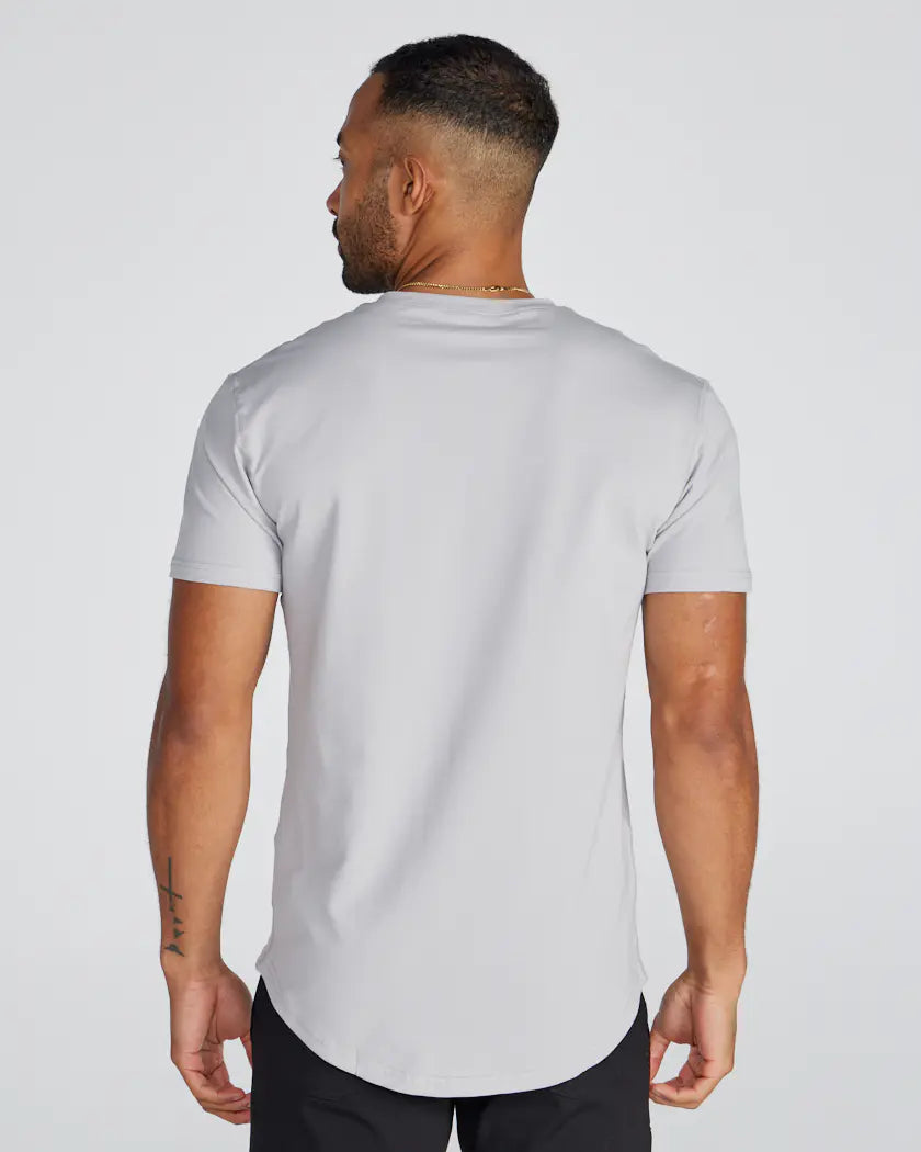 Drop-Cut V-Neck: LUX - Storm