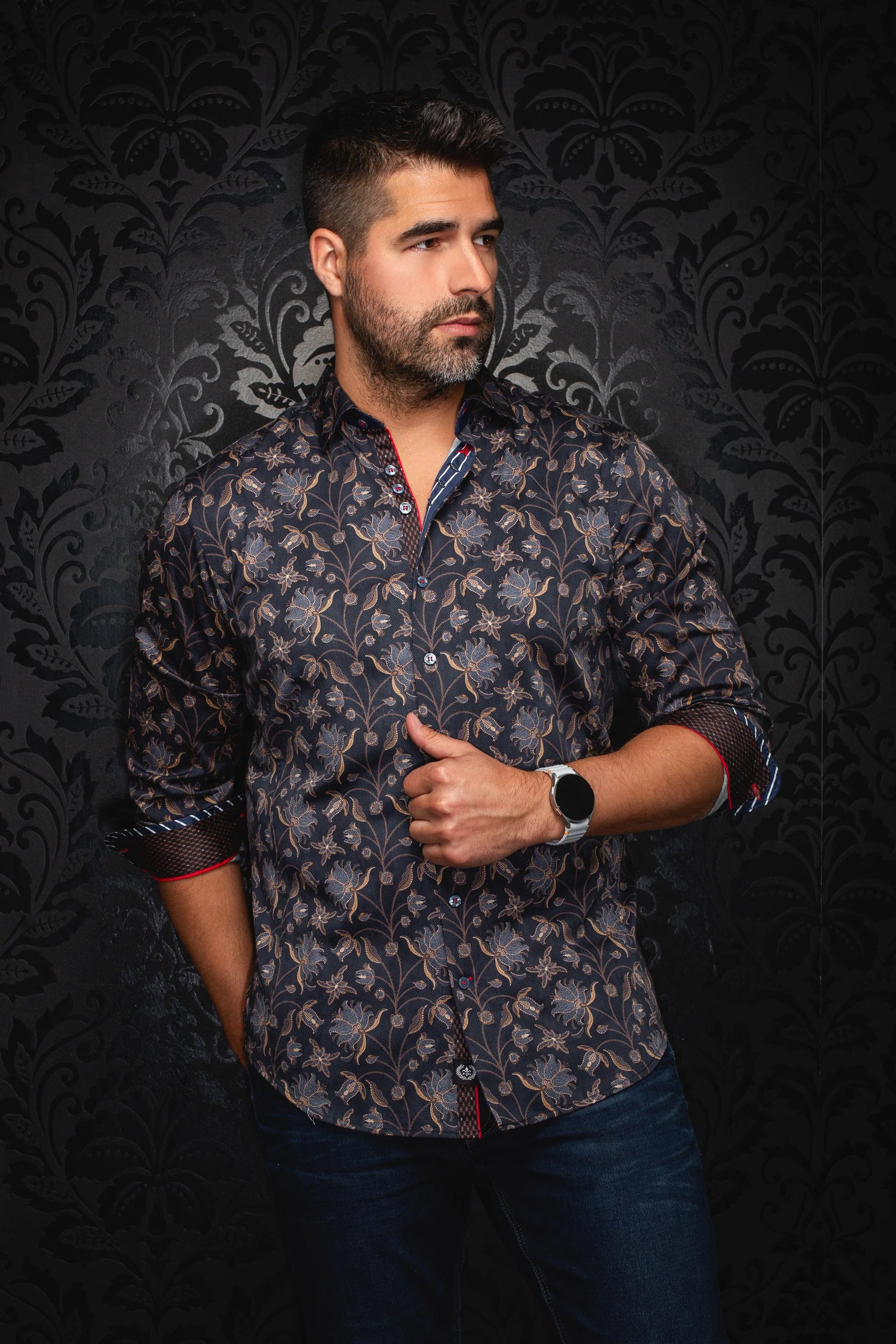 SHIRT | HARRINGTON, MIDNIGHT