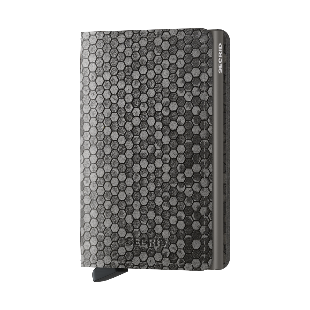 Slimwallet Hexagon Grey RFID Secure