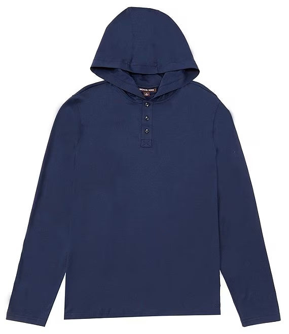 Mercerized Pima Cotton Long Sleeve Hoodie