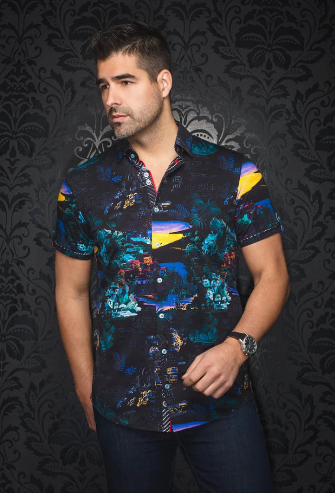 STRETCH SHORT SLEEVES | ELSTER, BLACK