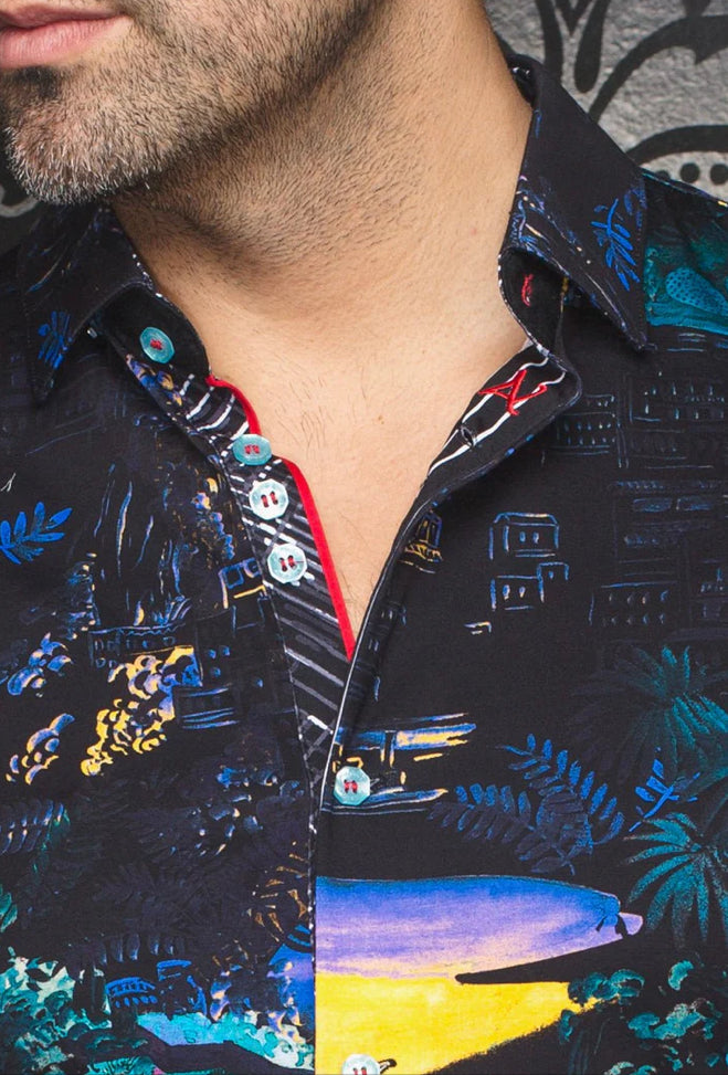 STRETCH SHORT SLEEVES | ELSTER, BLACK