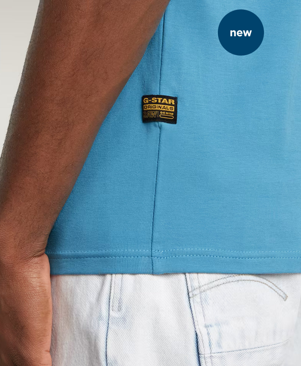 Slim Base T-Shirt - Niagara Blue