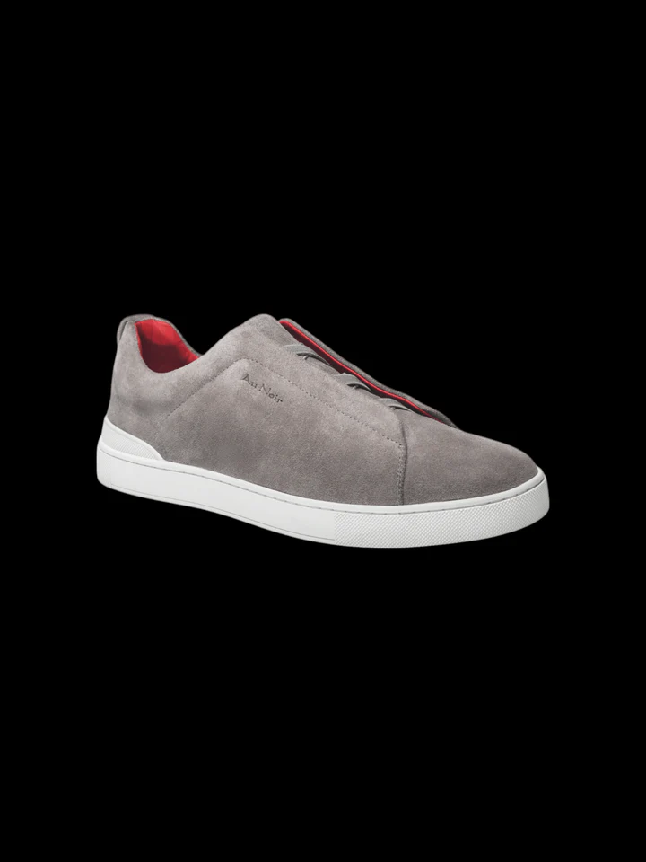 SHOES SUEDE SLIP-ON | CLIFT, GREY