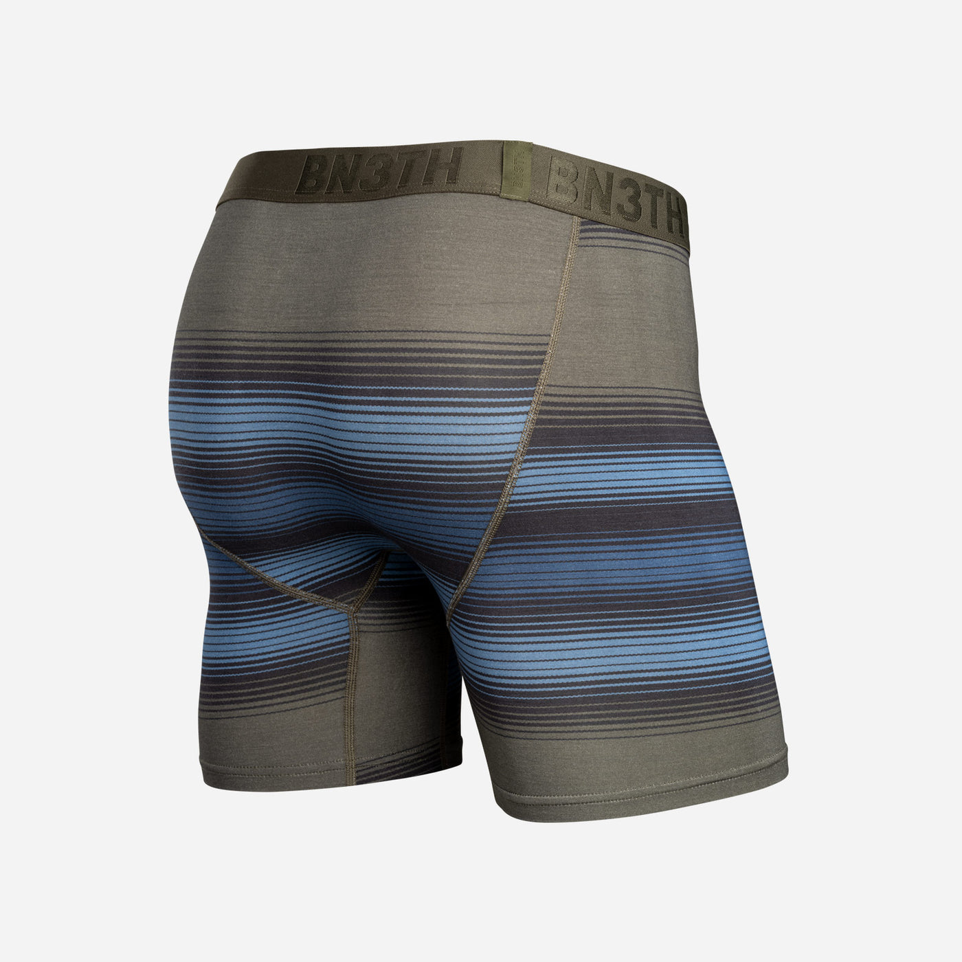 Classic Icon Boxer Brief Rhythm Strip Moss