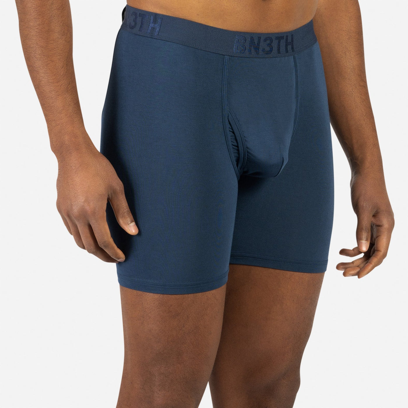Classic Icon Boxer Brief With Fly Navy