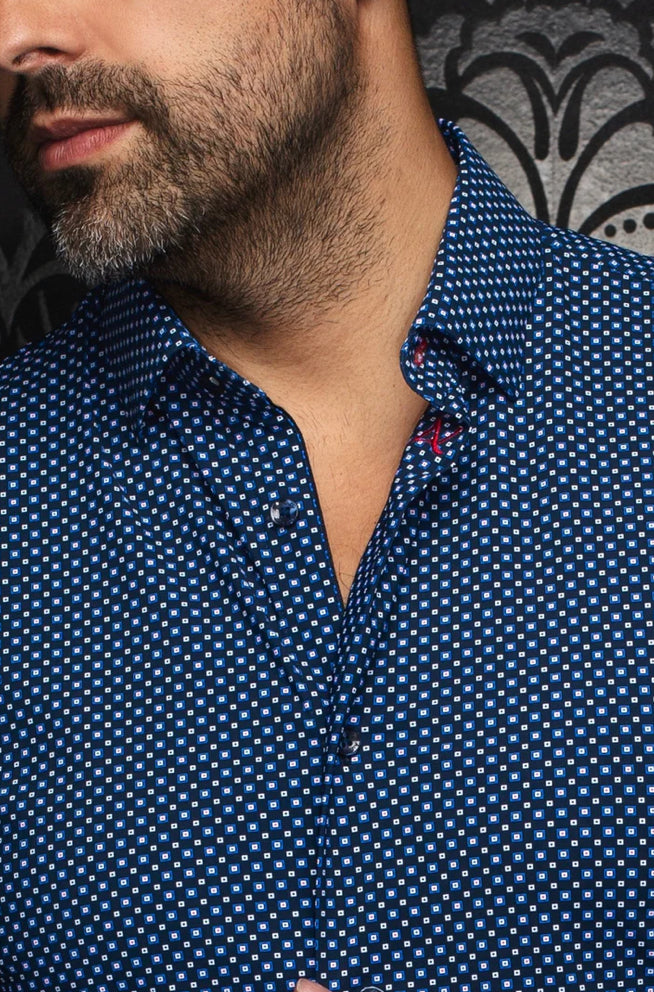 NYLON LONG SLEEVES | NICOLAS CUBE, NAVY