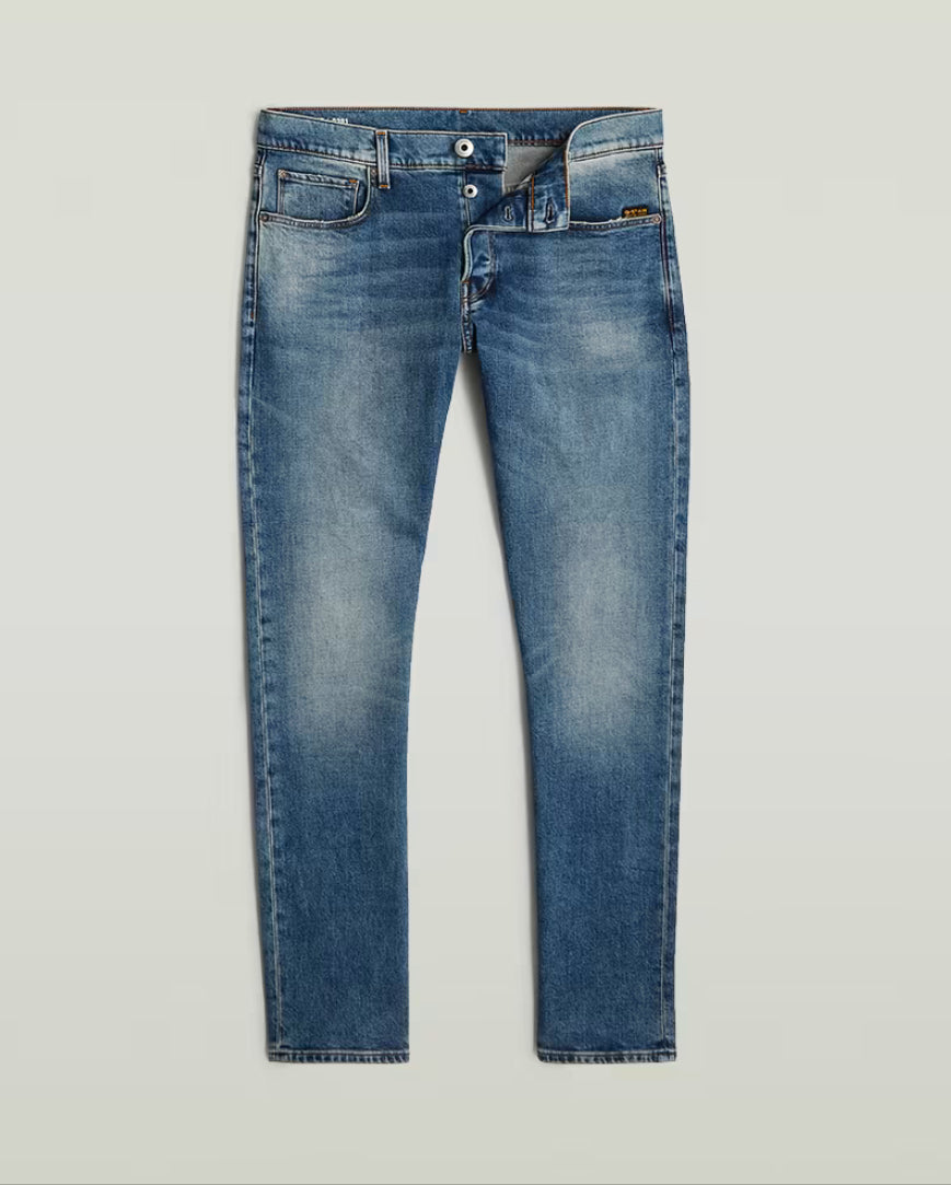 3301 Regular Tapered Jeans - Vintage Azure