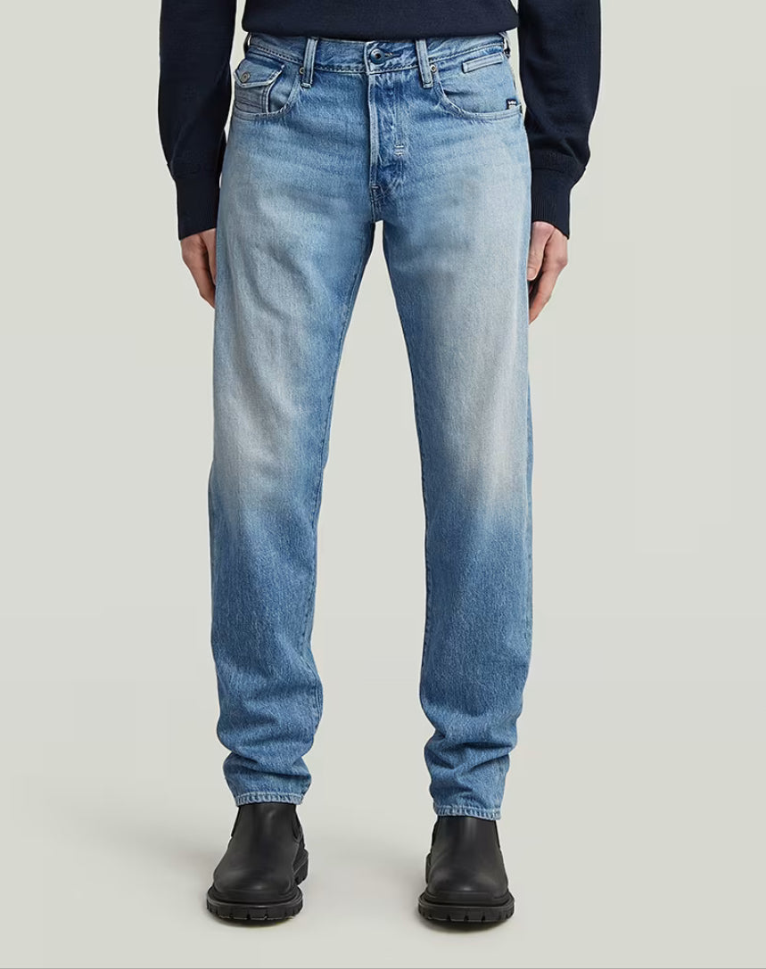 Morry FWD Regular Tapered Jeans - SunFaded Air Force Blue