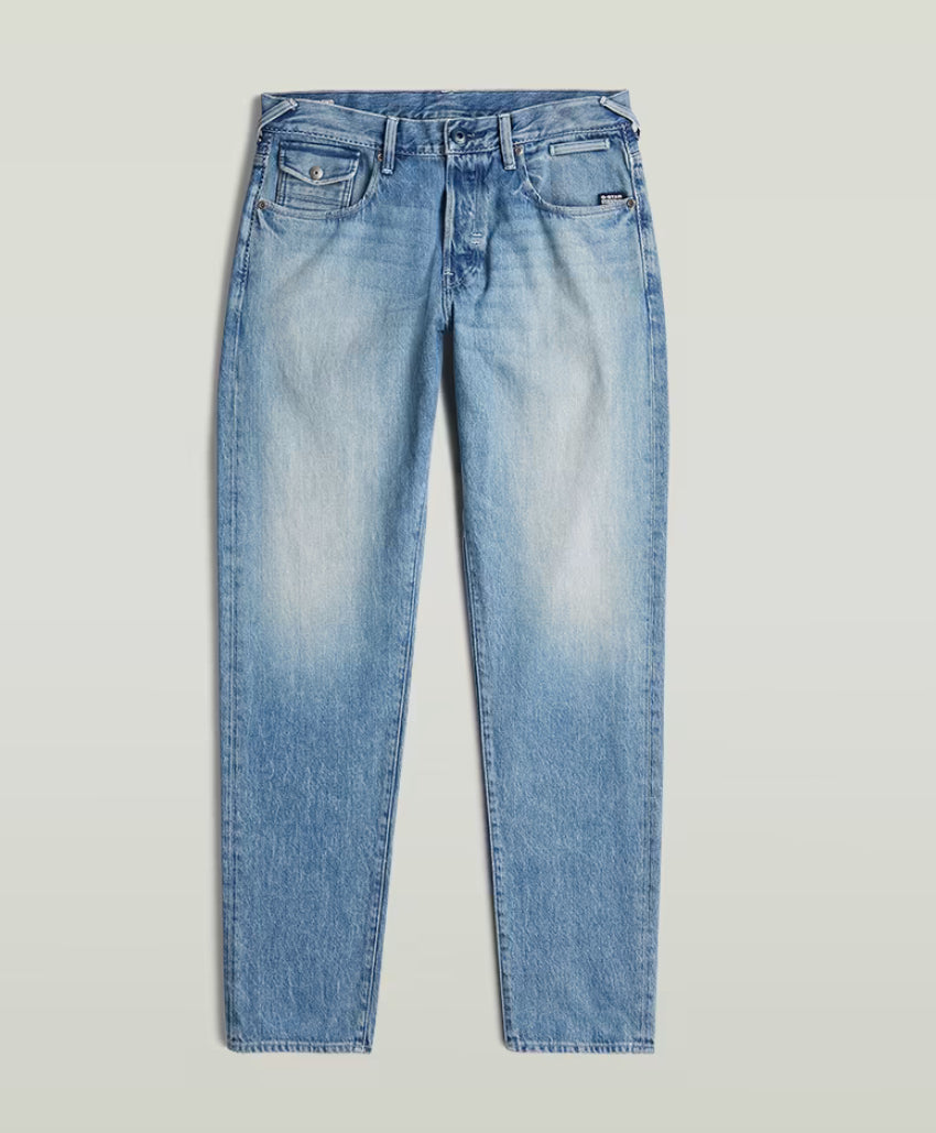 Morry FWD Regular Tapered Jeans - SunFaded Air Force Blue