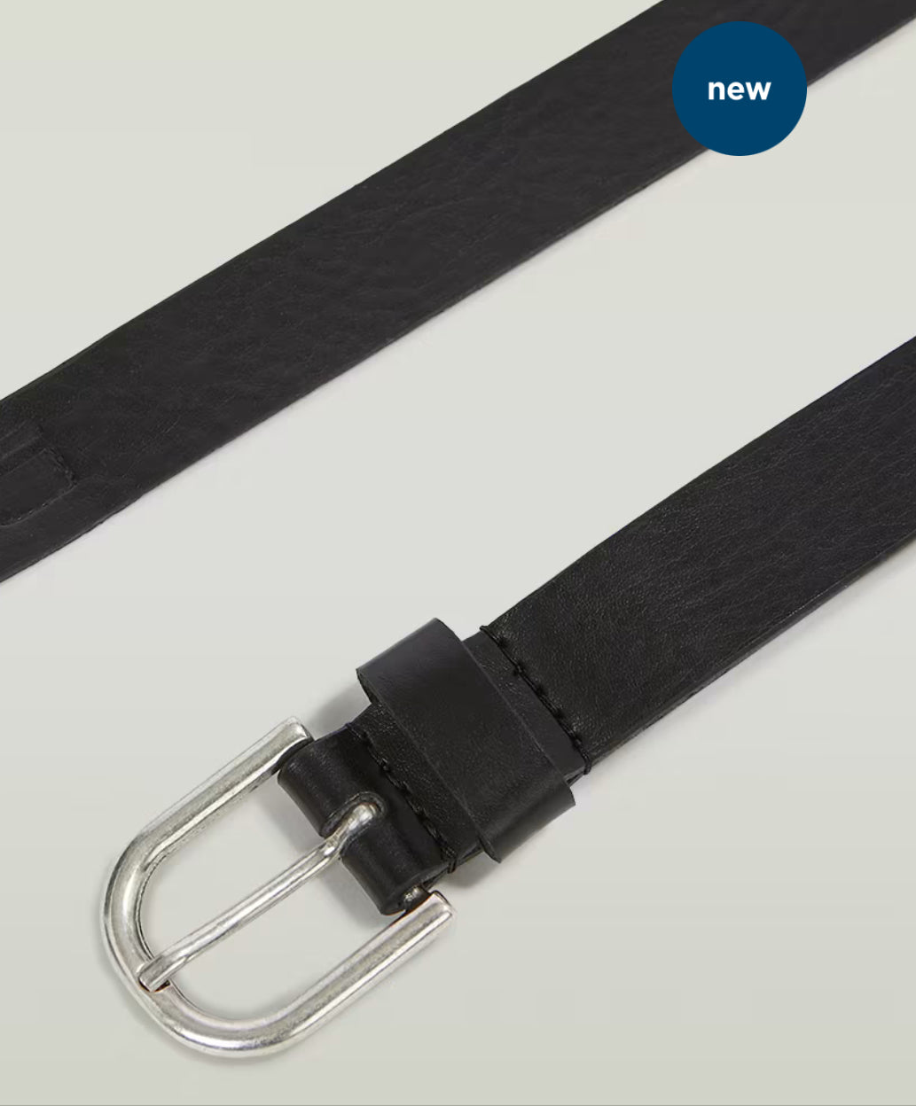 Thin Belt - Black Metal
