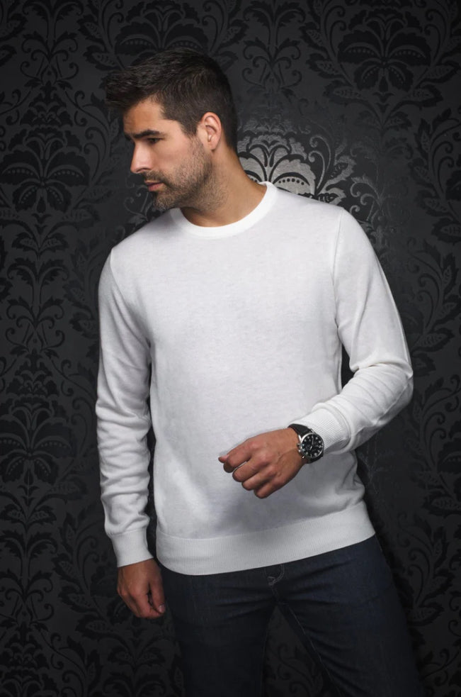 MÉRINO WOOL SWEATER | MARINI, CREAM