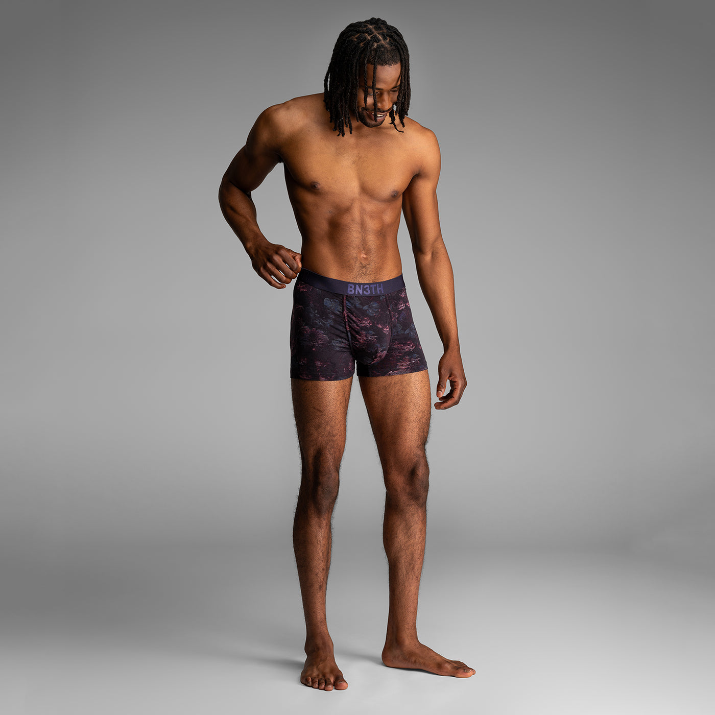 Classic Icon Trunk Dark Floral - Dark Navy