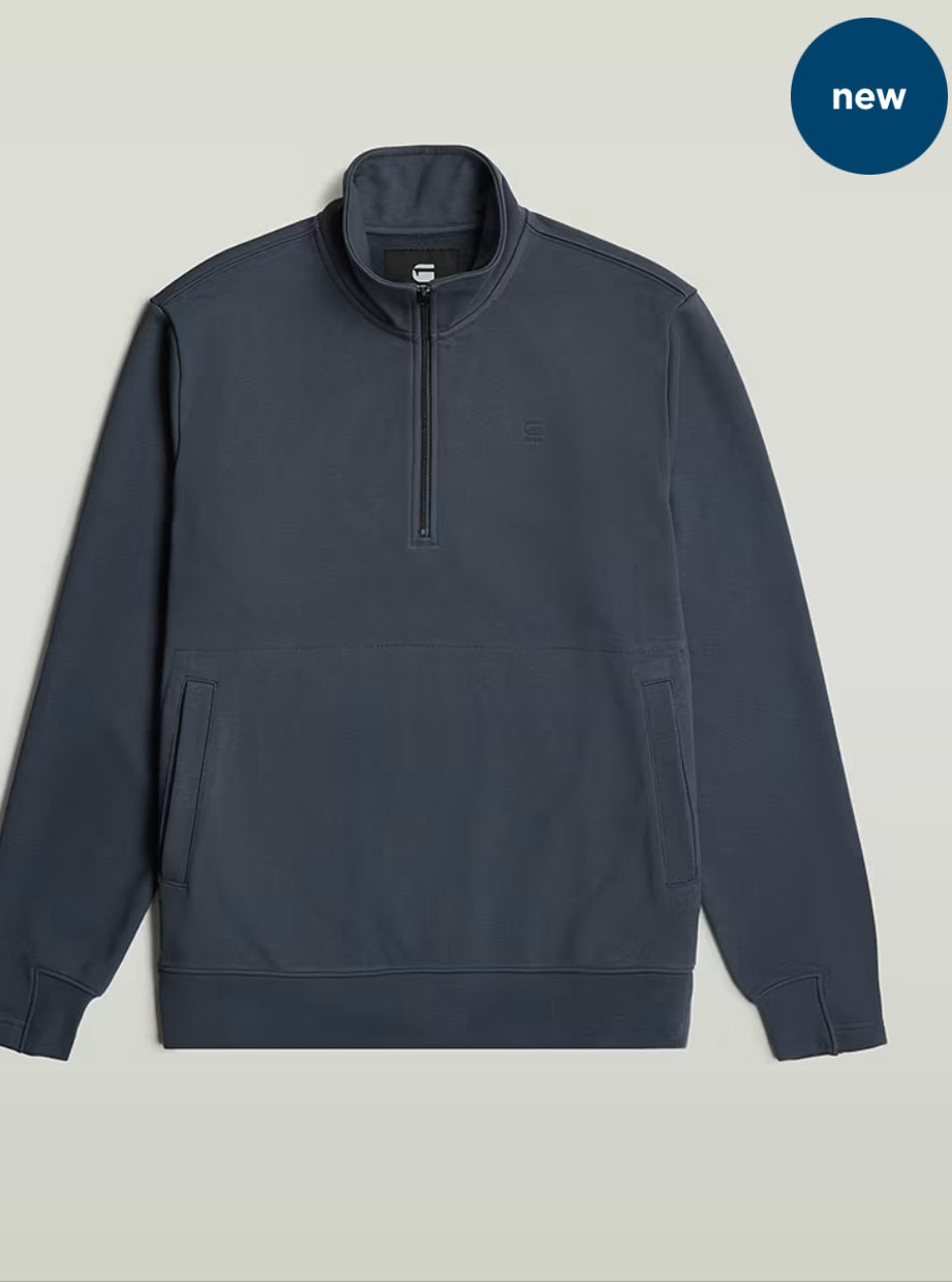 Nifous Half Zip Sweater - INDIA INK BLUE
