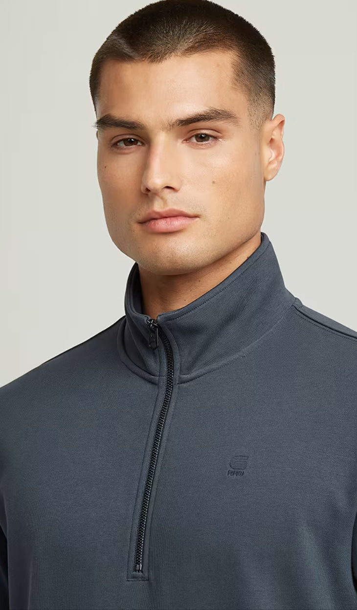 Nifous Half Zip Sweater - INDIA INK BLUE