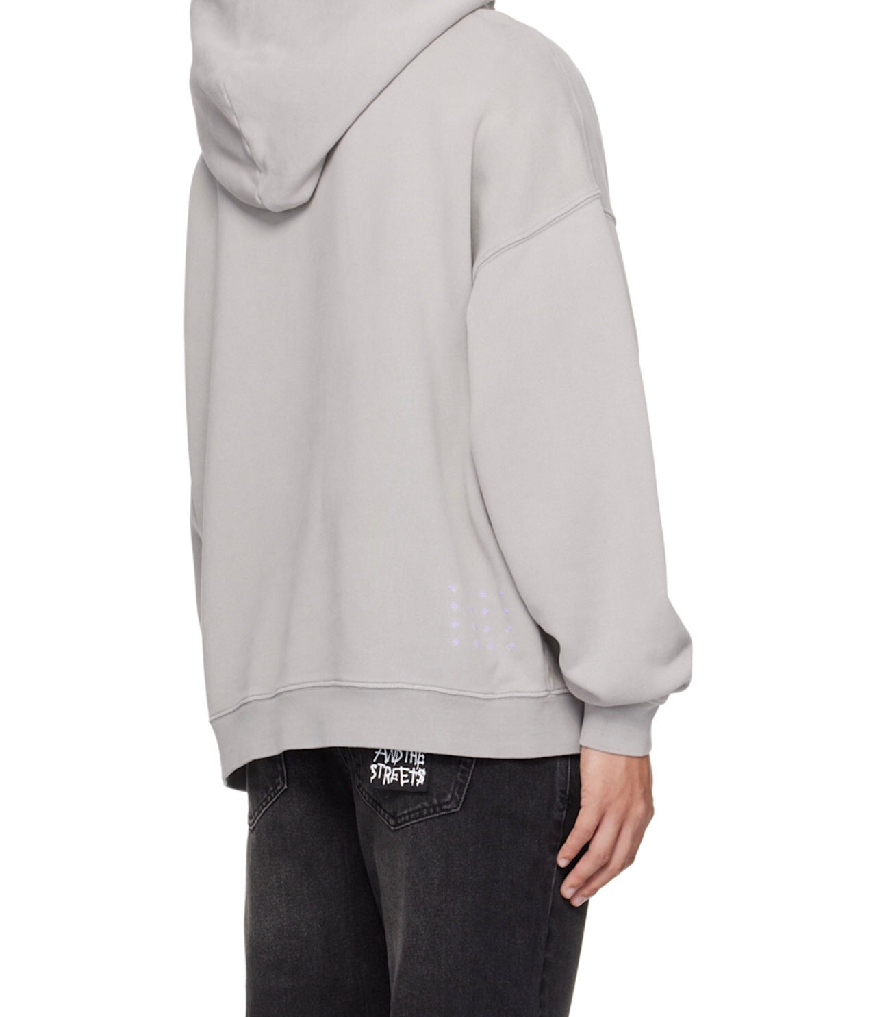 BLASTED HOODIE - SMOKE GREY