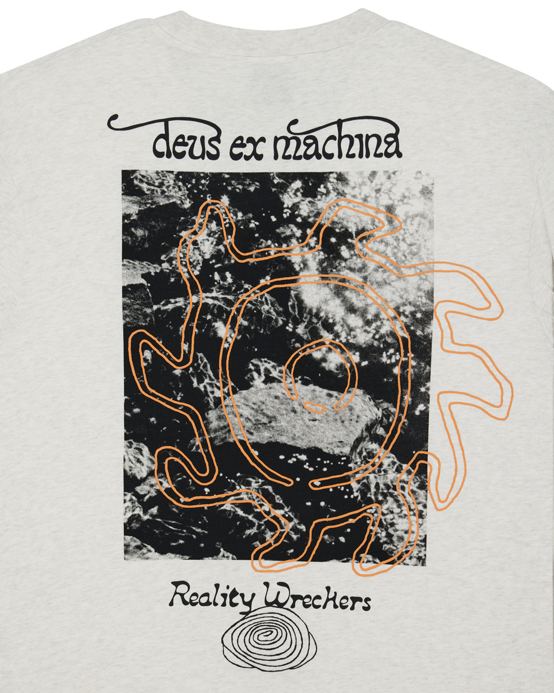 Migration Long Sleeve Tee - Light Grey Marle