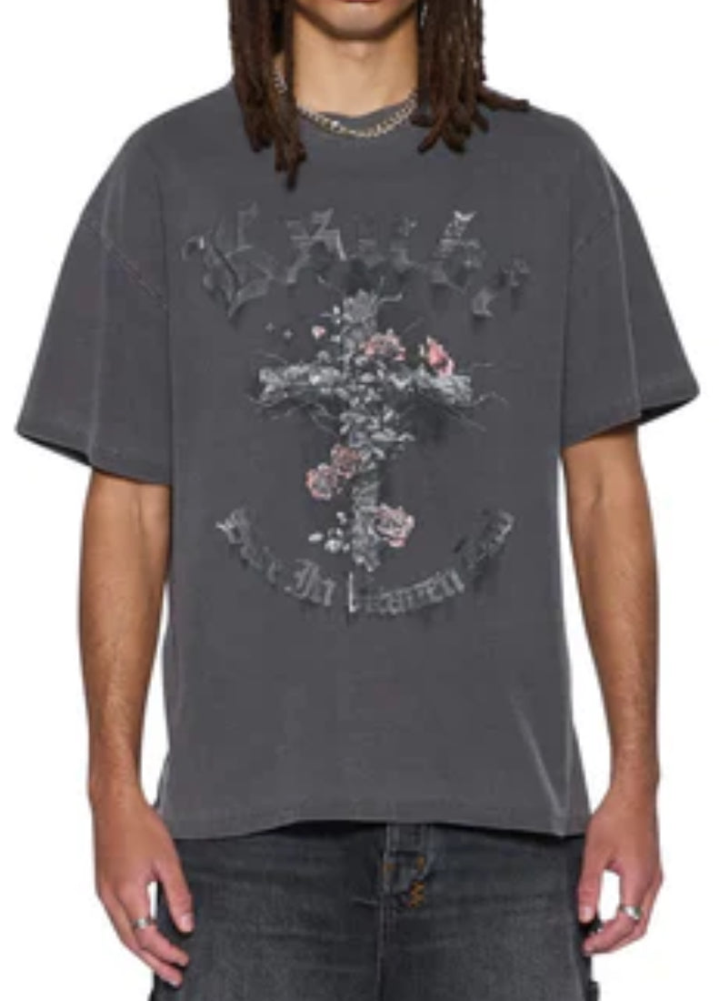 Thorned Ekcess Ss Tee - Charcoal