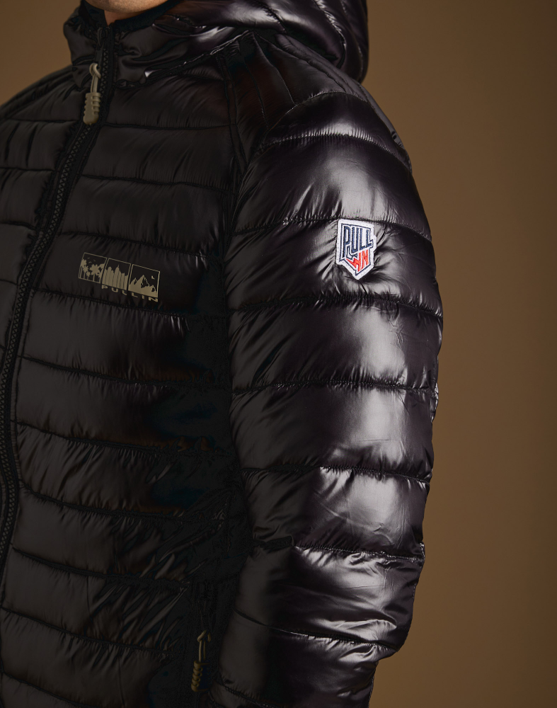 MEN'S FEATHER JACKET LUCKY BLACK