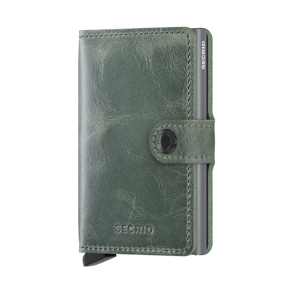Miniwallet Vintage Sage RFID Secure