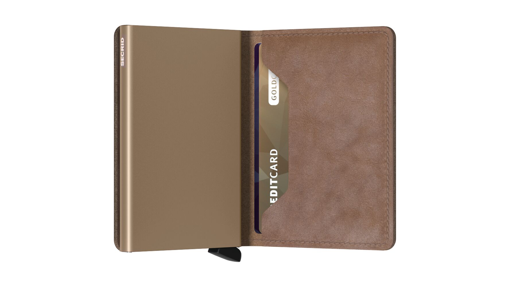 Slimwallet Vintage Taupe RFID Secure