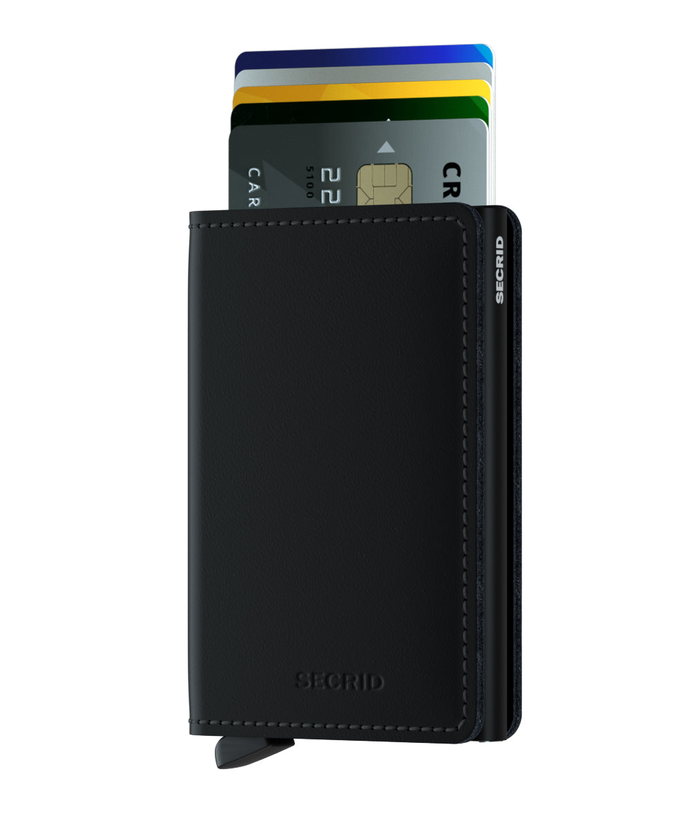 Slimwallet Matte Black RFID Secure
