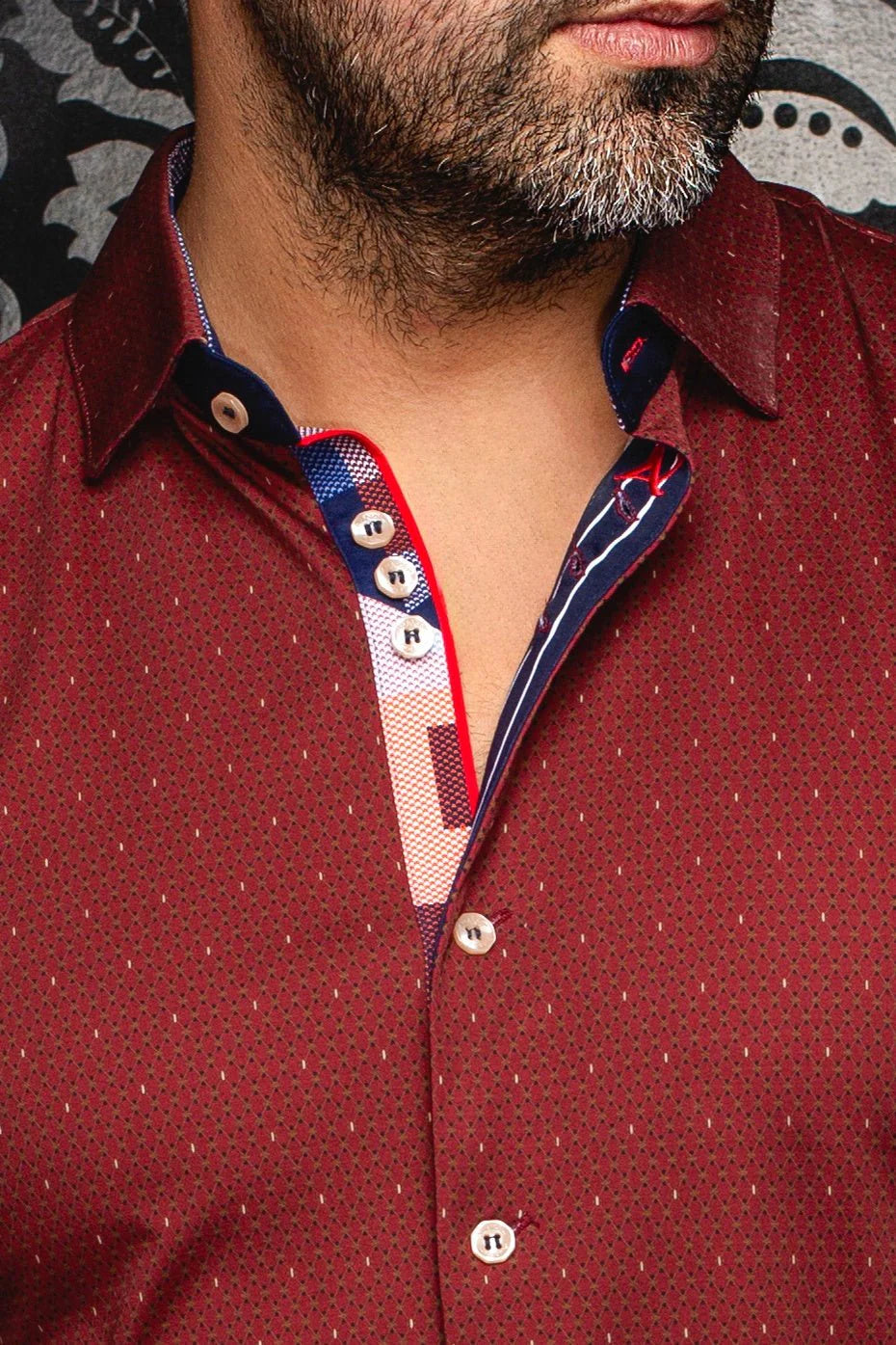 SHIRT | HOUND, BURGUNDY