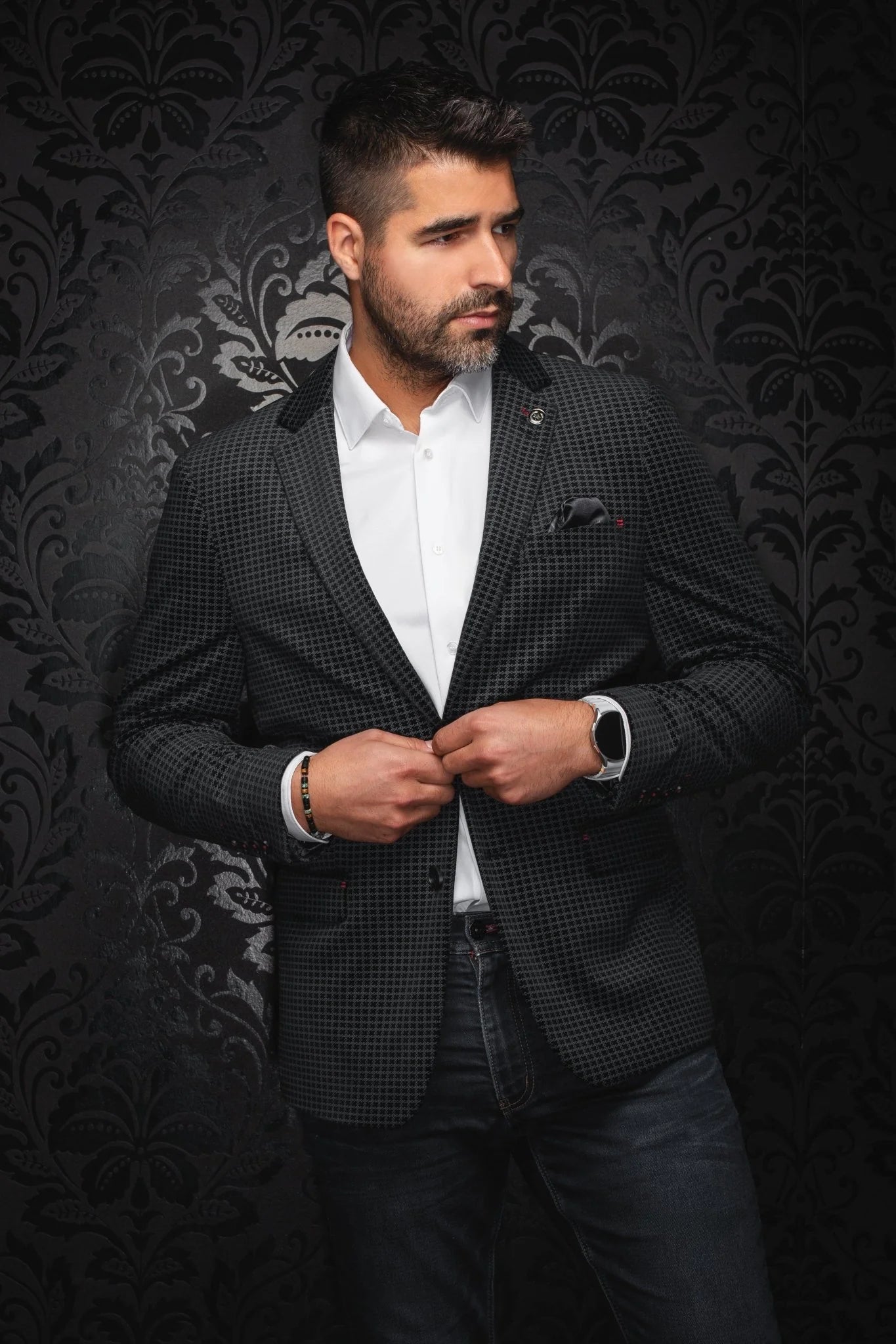 BLAZER | HEMSWORTH, BLACK