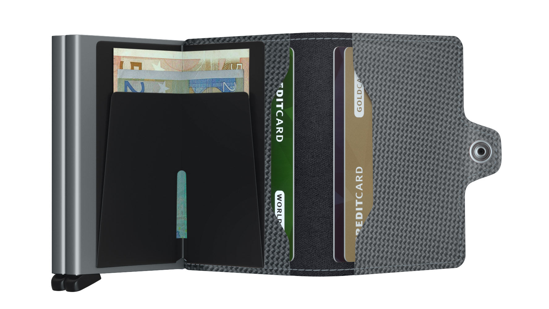 Twinwallet Carbon Cool Grey RFID Secure