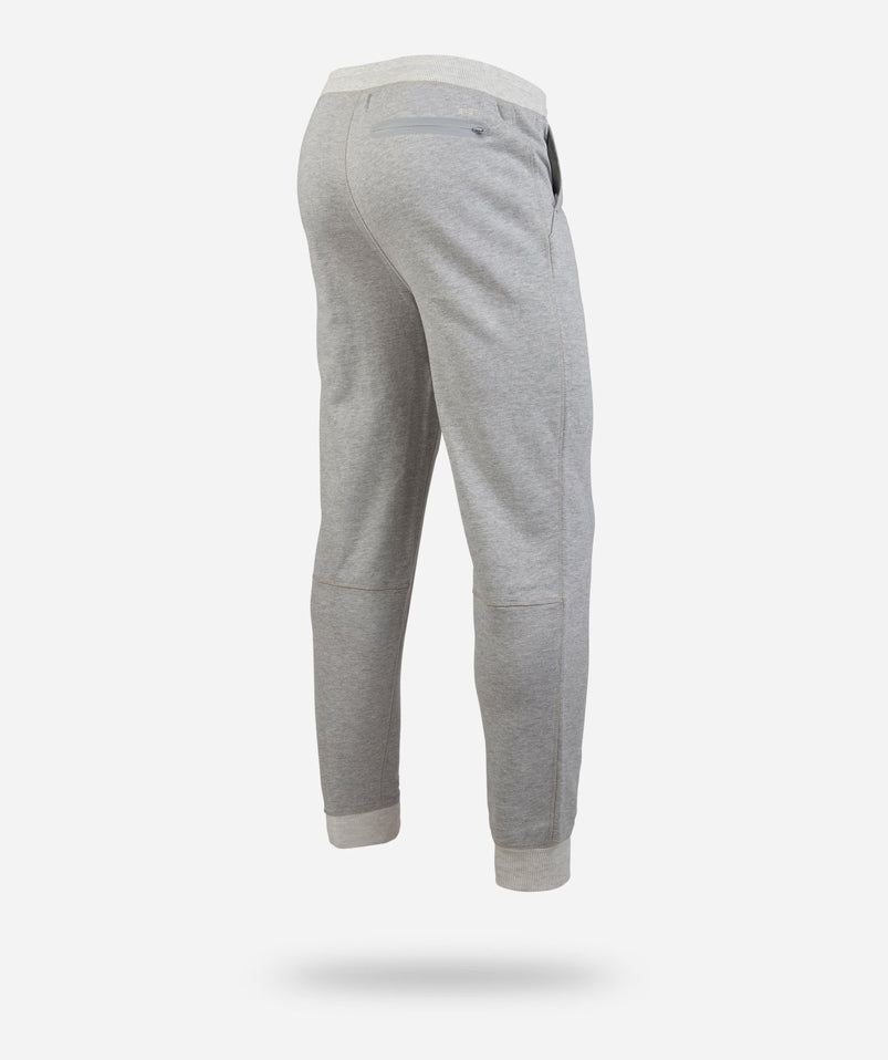Heather Grey Jogger Sweatpants with media pocket