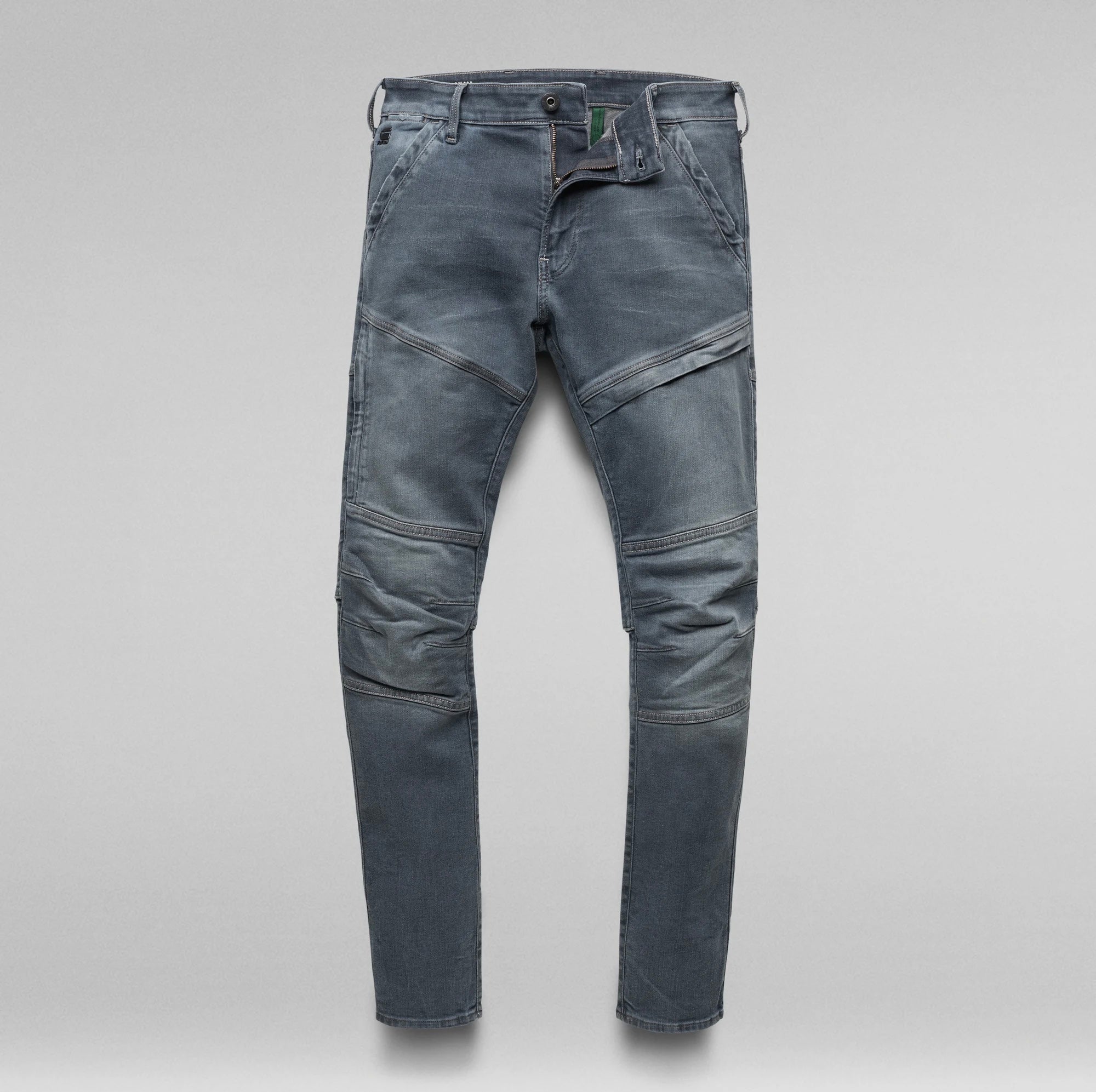 Rackam 3D Skinny Denim Jeans in Worn In Smokey Night Superstretch
