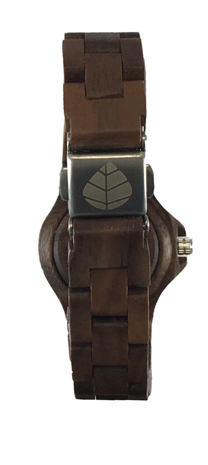 Small Northwest walnut/black dial