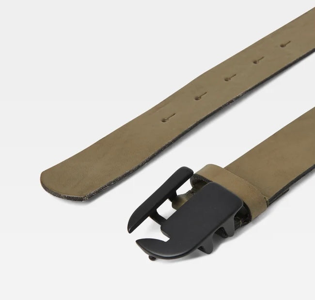 mens belt rikku logo pin belt