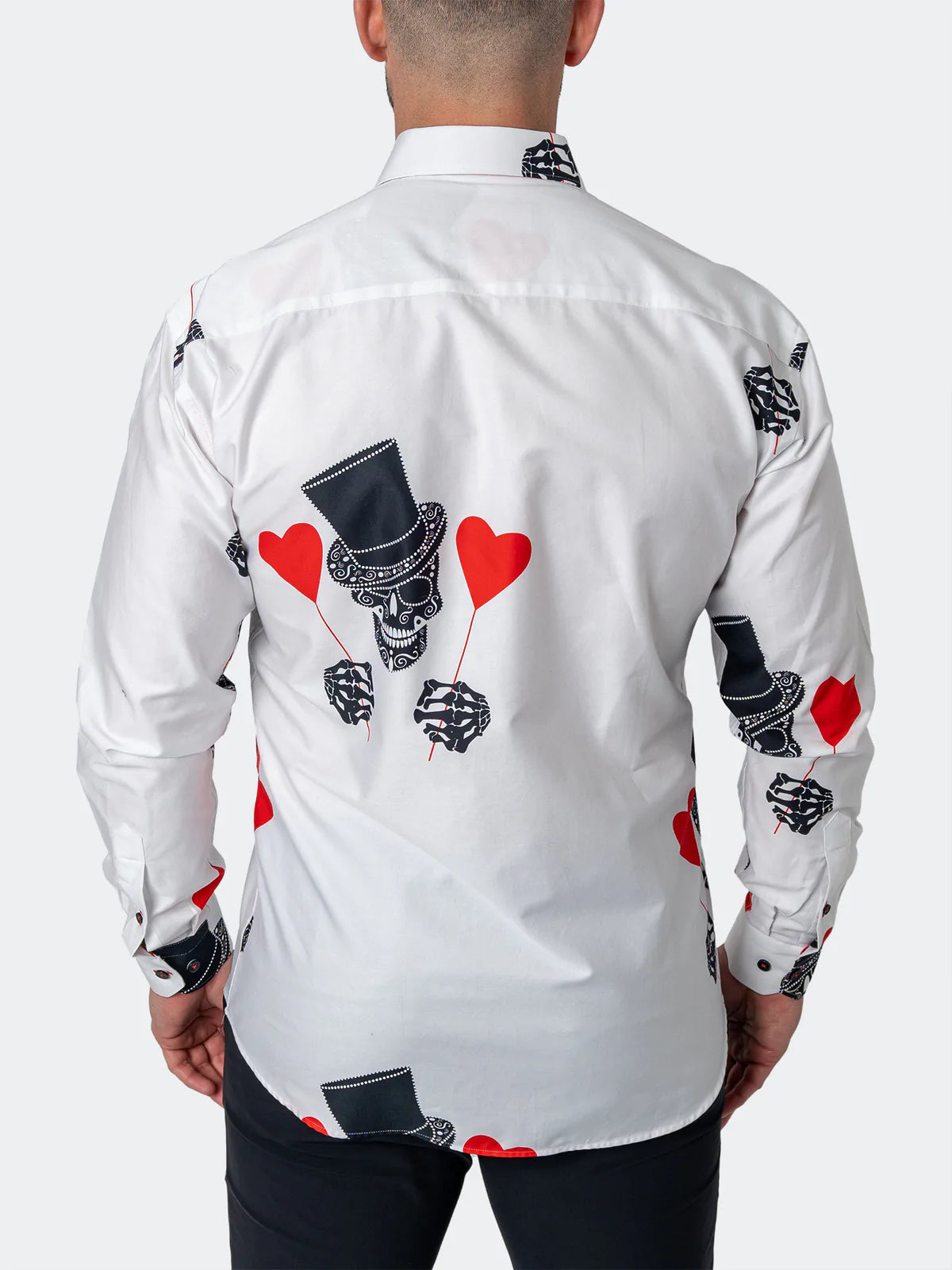 Fibonacci Shirt White Sugarskull Print