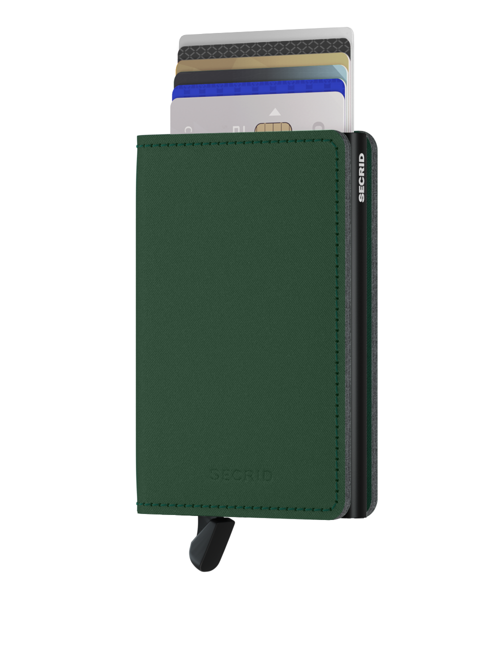 Slimwallet Vegan Yard Green-RFID Secure