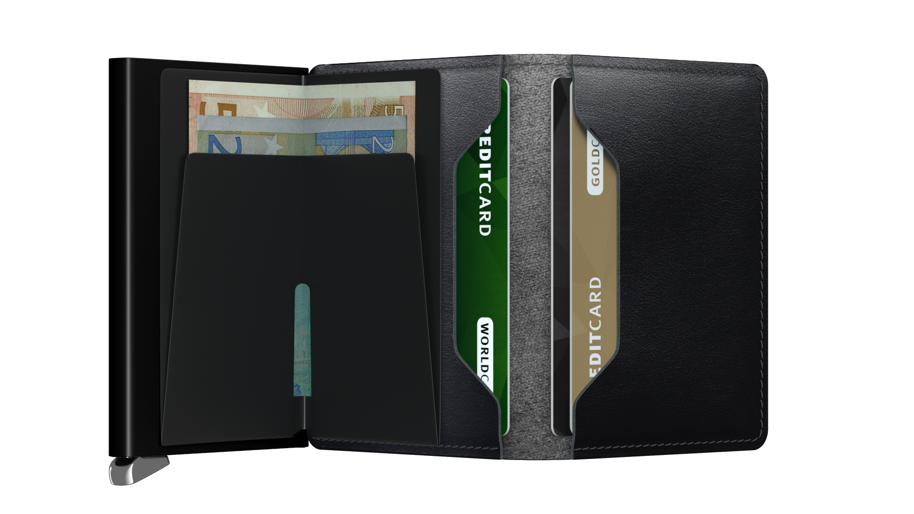 Premium Slimwallet Dusk Black RFID Secure