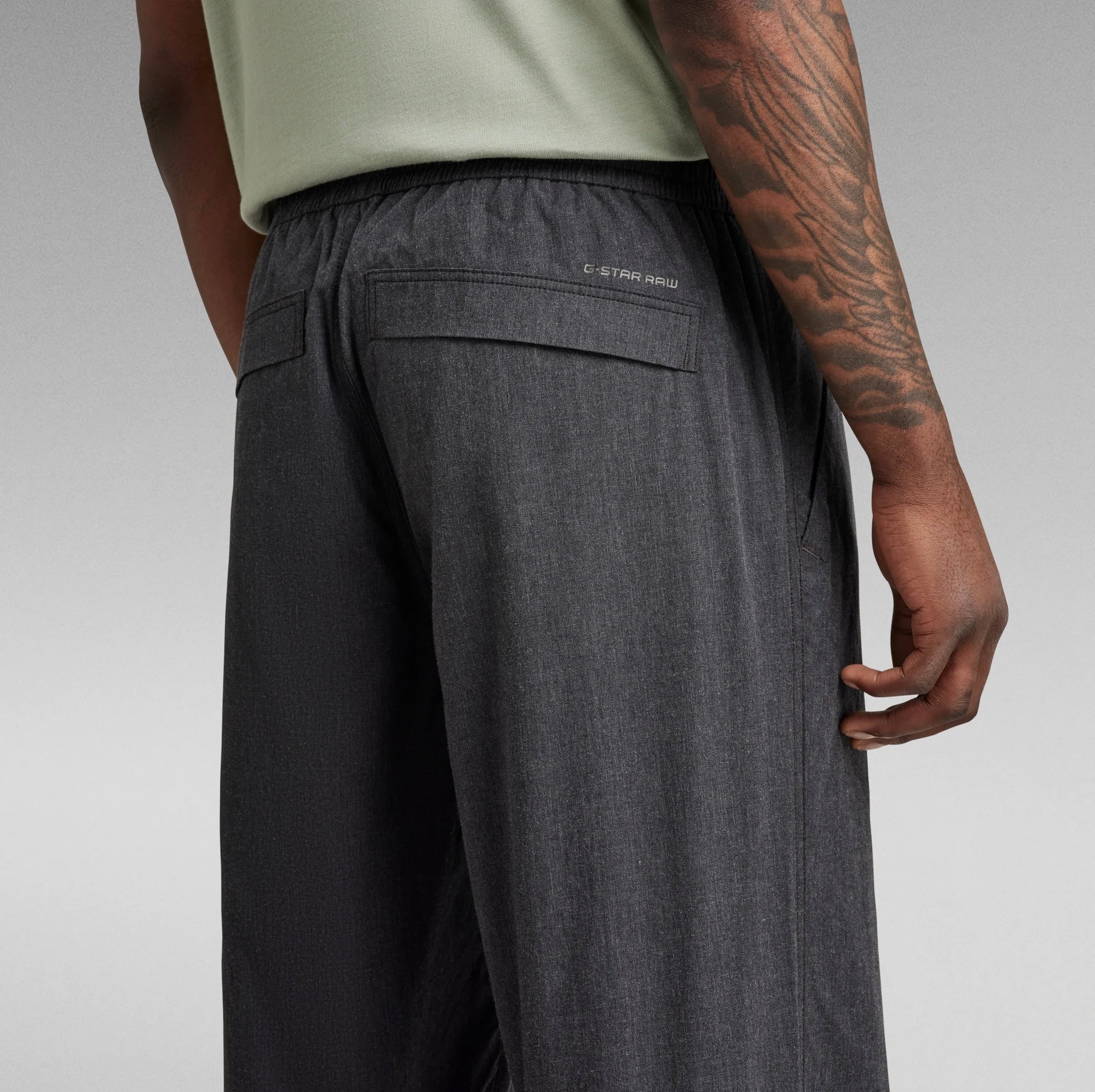 Chino RCT Dark Black Heather Jogger