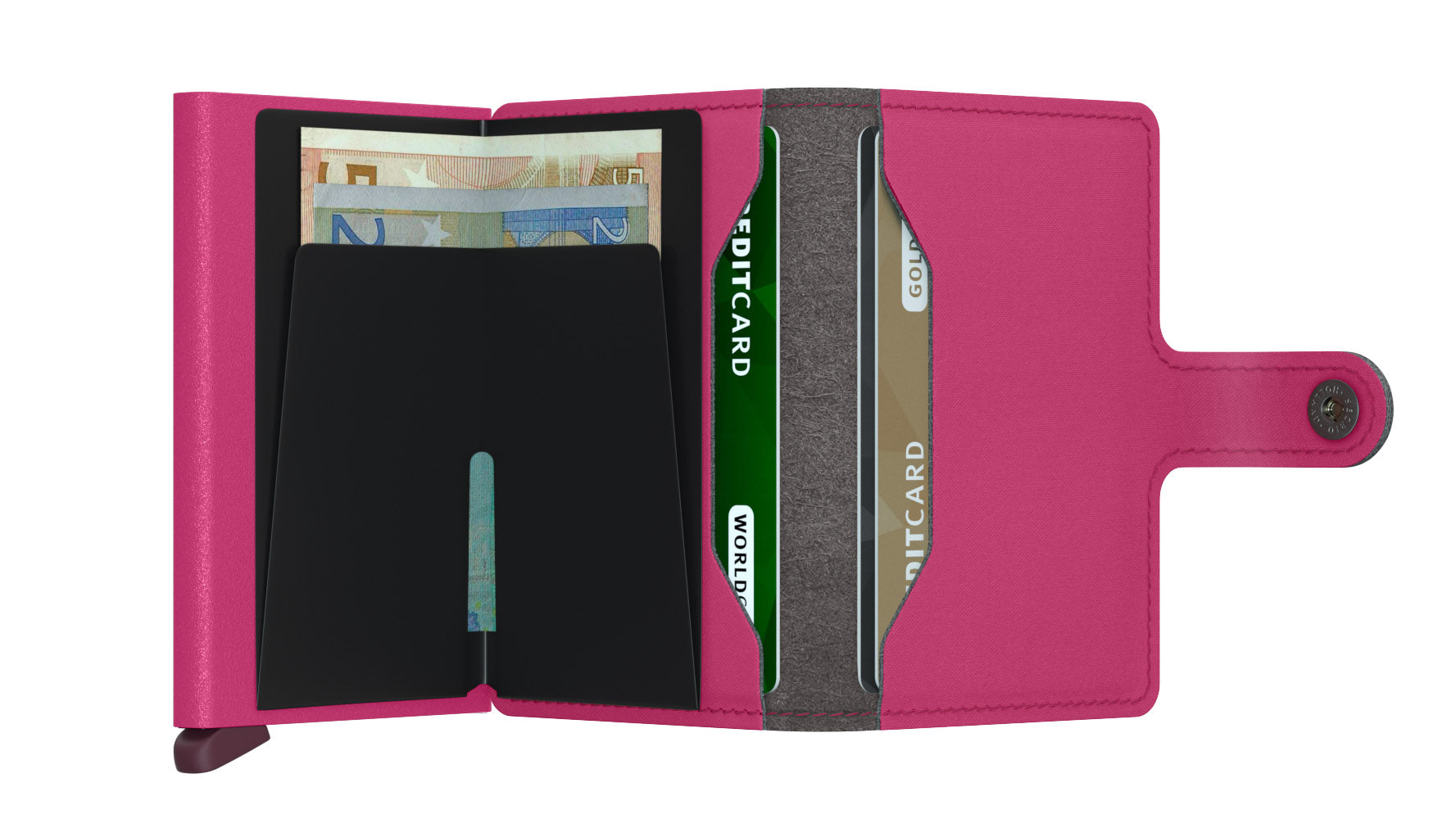Miniwallet Vegan Yard Fuchsia/Fuchsia RFID Secure