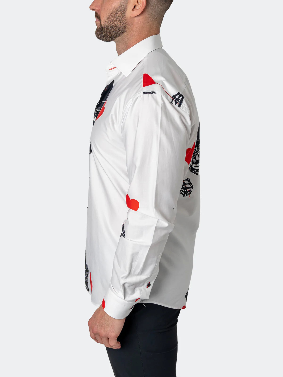 Fibonacci Shirt White Sugarskull Print