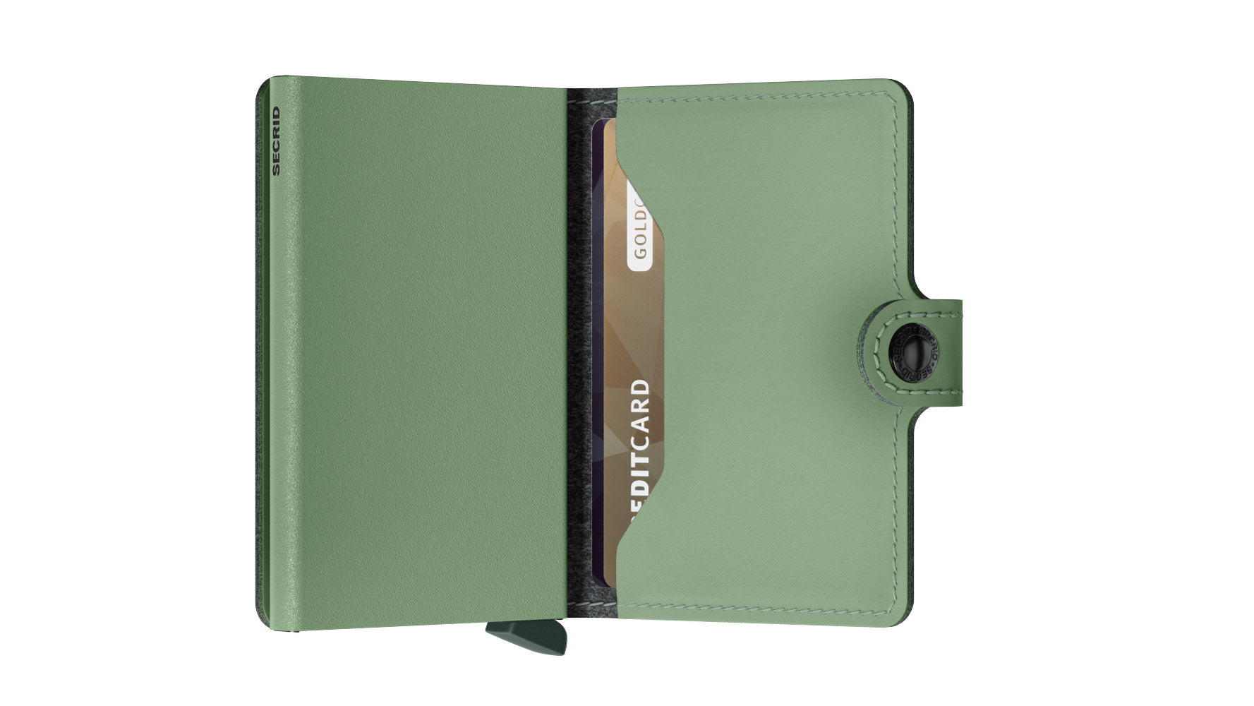 Miniwallet Vegan Yard Pistachio/Pistachio RFID Secure