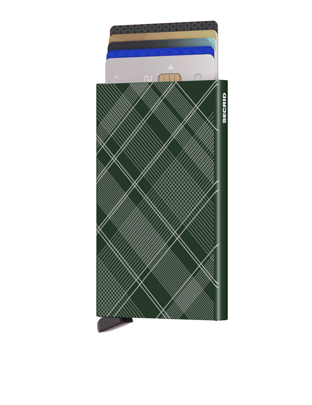 Card protector Laser Tartan Green RFID Secure