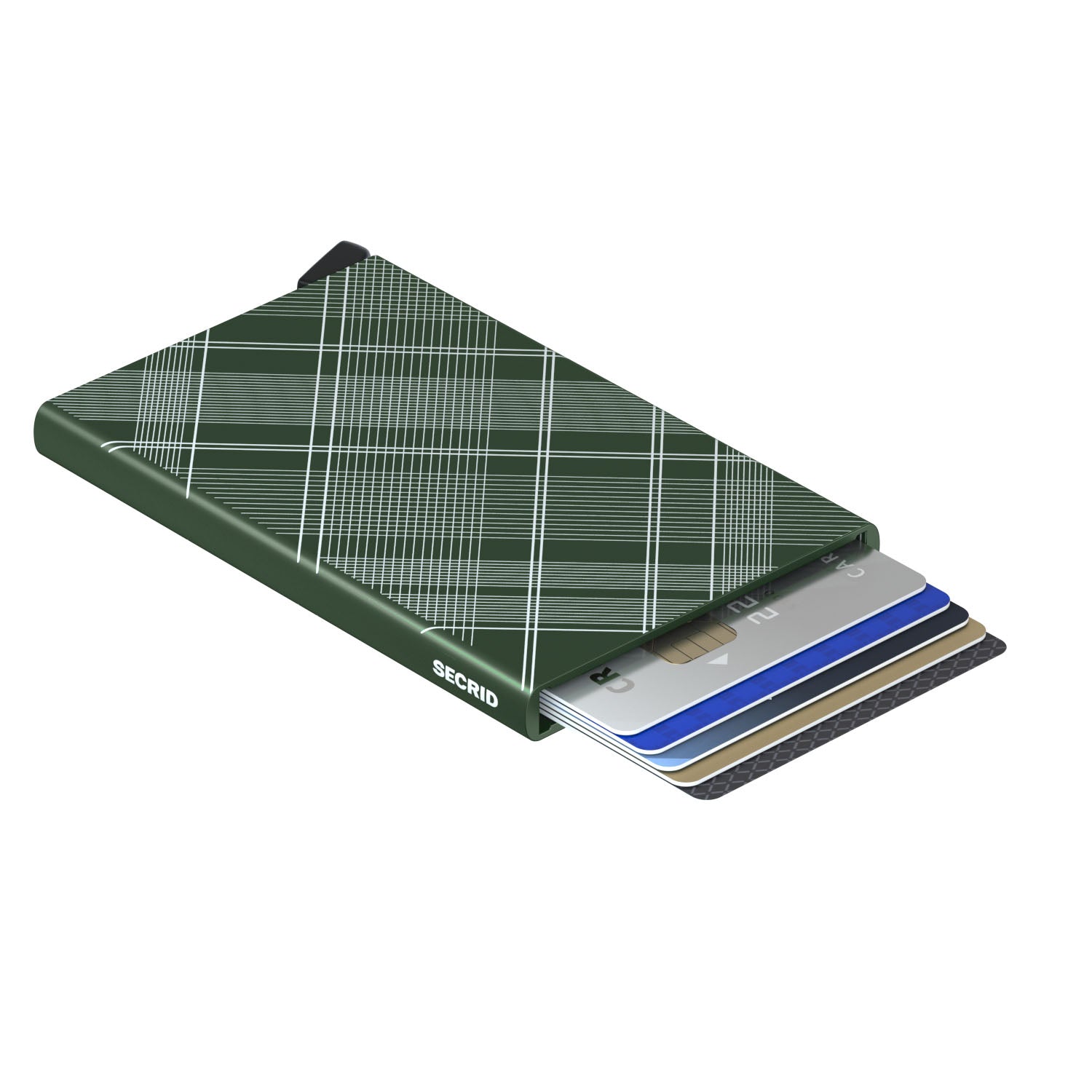 Card protector Laser Tartan Green RFID Secure