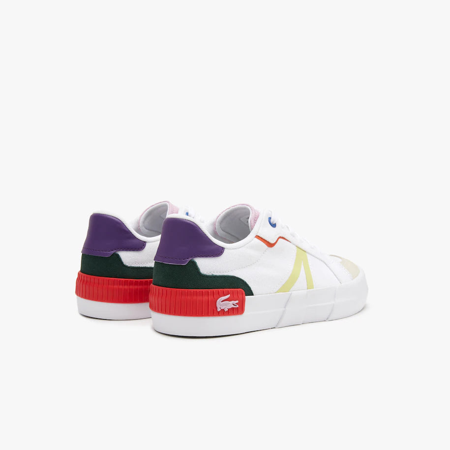 Women’s L004 Textile Color-Pop Sneakers Off White/Pink