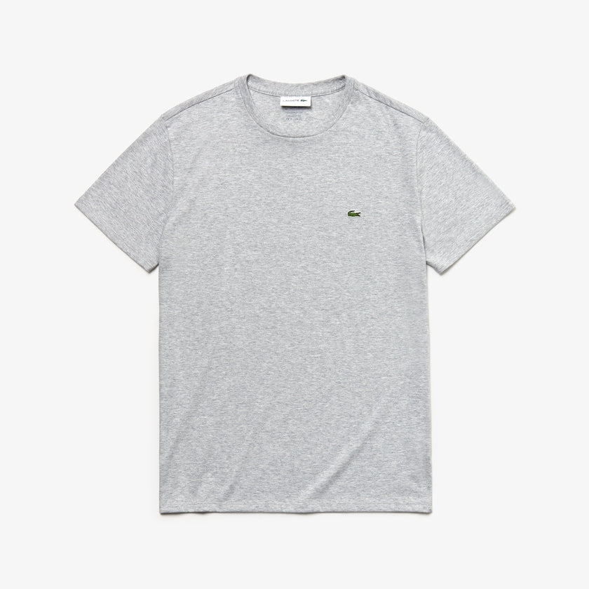 Crew Neck Pima Cotton T-Shirt Grey